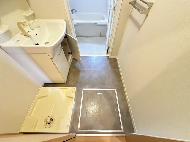 ヴィラージュヌフ Ⅵ棟の洗面所