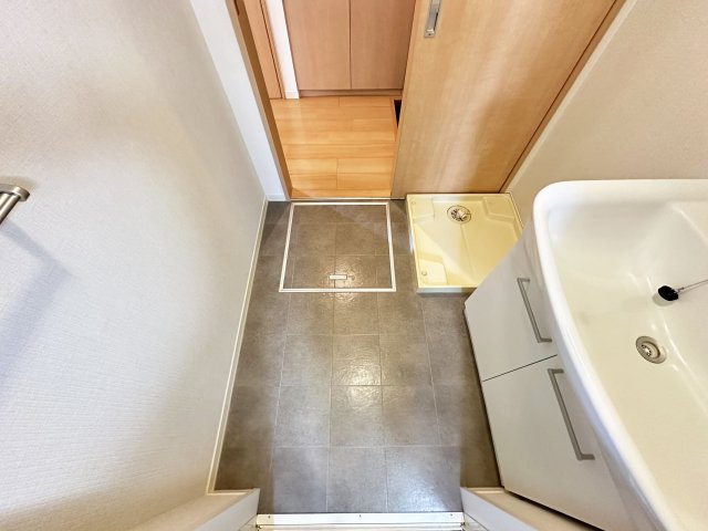 ヴィラージュヌフ Ⅵ棟の洗面所