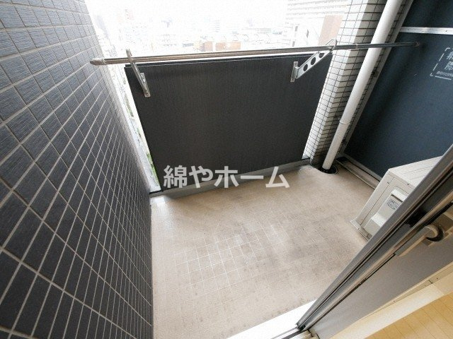 プロシード難波ディオスのバルコニー|広々としたバルコニーです