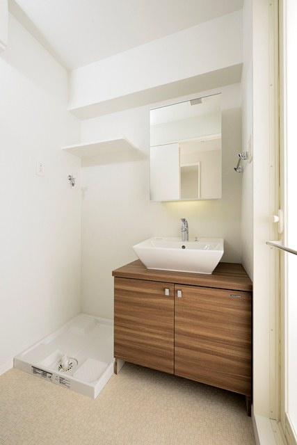 エンクレスト舞鶴Ⅱの洗面所