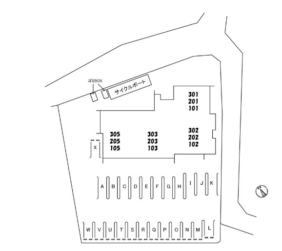 ＳｈａＭａｉｓｏｎ　グランフィリアの区画図