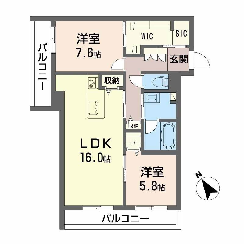 ＳｈａＭａｉｓｏｎ　グランフィリアの間取り