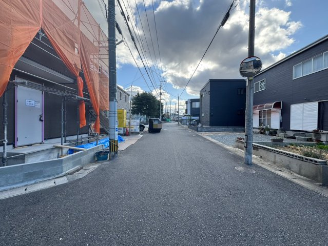ーSUN COURT－サンコートー小倉南区八幡町　【小倉南区　新築戸建て】の前面道路含む現地写真|現地撮影　2025,12,12　ーSUN COURT－サンコートー小倉南区八幡町　【小倉南区　新築戸建て】