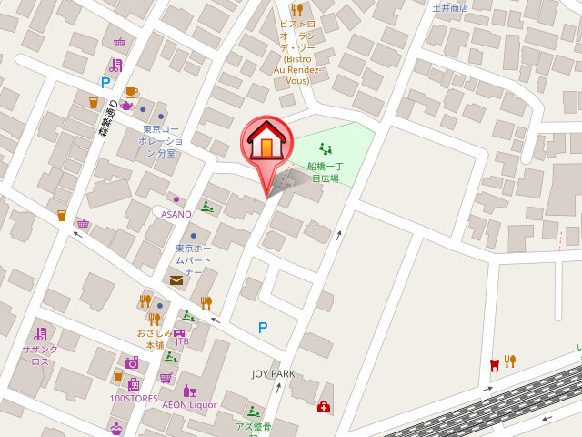 ハイコーポ能登の地図