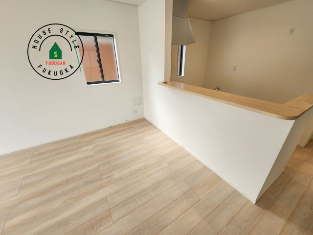 福津市西福間3丁目第6-2棟(2号棟)のダイニング|ダイニングとリビングのメリハリが付けやすい空間設計になっています。