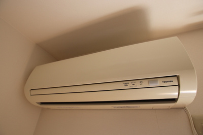 リビングにエアコン付き