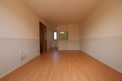 対面キッチンのリビング