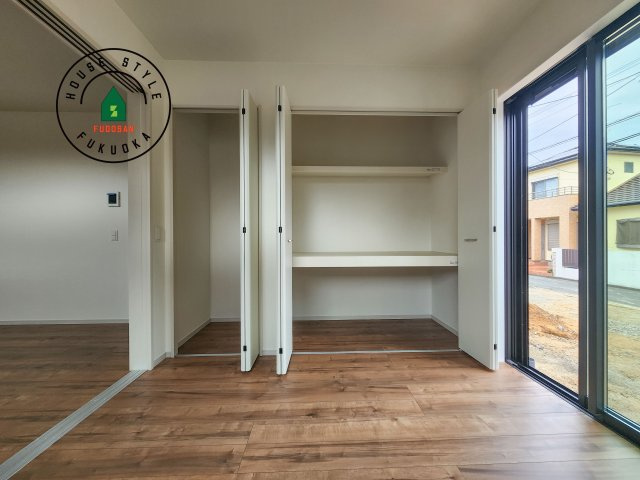 古賀市天神6丁目第1-2棟（1号棟）の収納|大きなスペースがあり、収納には困りません。