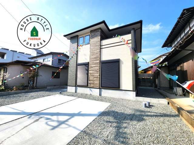 福岡市東区奈多1丁目第3-1棟（1号棟）の外観|デザイン性のある外観です。