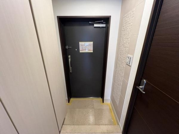 グランイーグル多摩川スカイフロントの玄関|玄関回りも綺麗にまとまっています