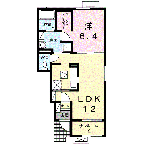 ドムス・ウィスタリアⅢの間取り