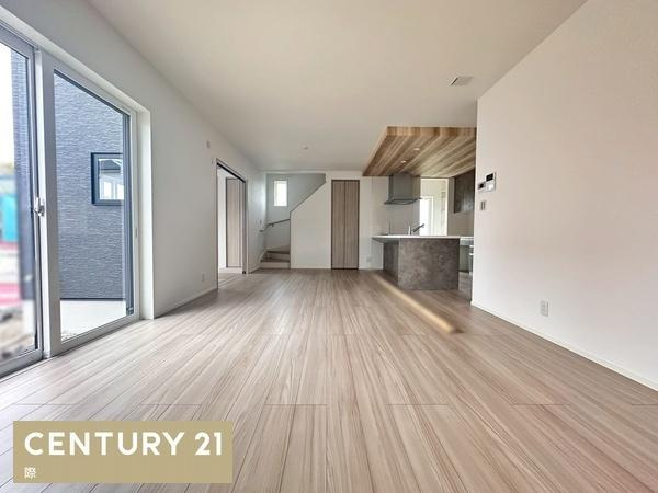 タマタウン岩出駅前2　新築戸建　1号棟の居間・リビング|イメージパース