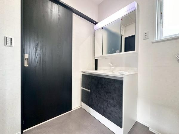 タマタウン岩出駅前2　新築戸建　4号棟の独立洗面台