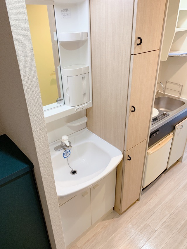 オルト春日井の洗面所|ゆったりとスペースのある洗面所