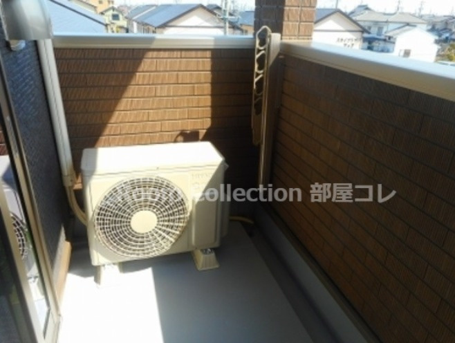 アザレアＢのバルコニー