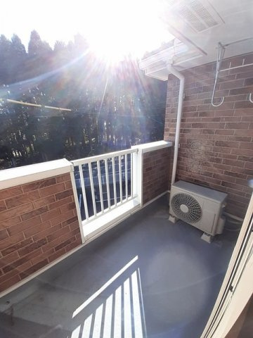 クレール　にほづ　Ａのバルコニー