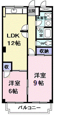 【間取り】 | パティオ国分