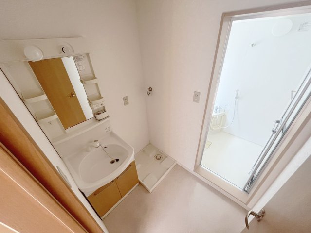 安芸郡海田町大立町のアパートの洗面所