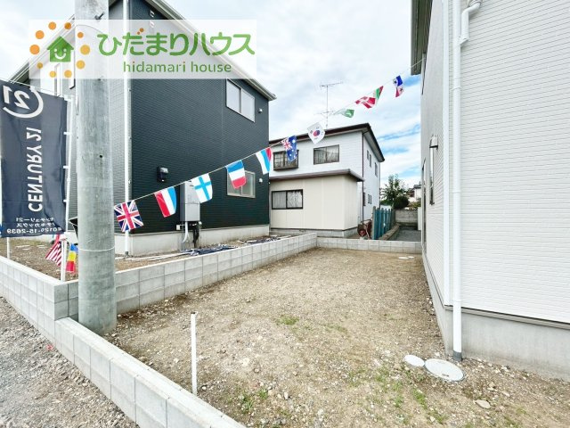 【庭】 | 結城市結城第42　新築戸建　1号棟 | お子様の元気なお外遊びも、自宅のお庭なら安心ですね(^^♪