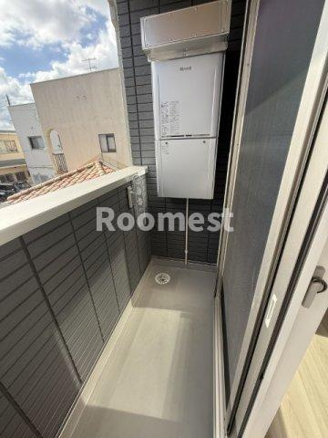 RIPOSO東加古川のバルコニー|暖かな日差しのふりそそぐバルコニー