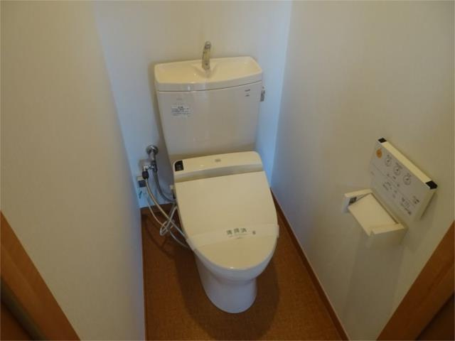 川崎市多摩区中野島２丁目の賃貸マンションのトイレ