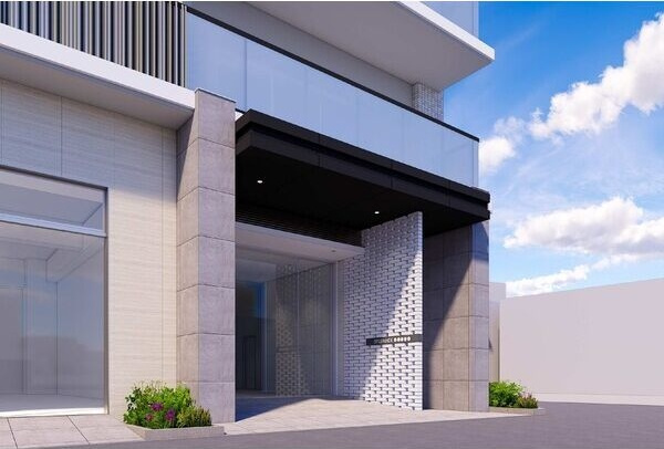 スプランディッド駒川中野駅前のエントランス