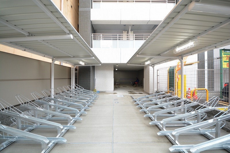プレサンス谷町リーベの駐車場|プレサンス谷町リーベ　自転車置き場