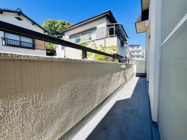 星が丘パークハイツのバルコニー