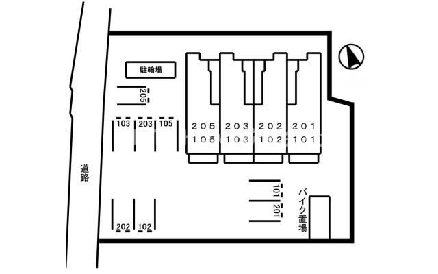 アンジェリートの区画図