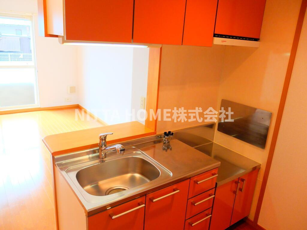 アンジェリートのキッチン|ガスコンロ設置タイプです！！