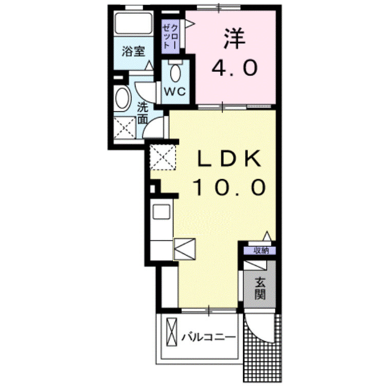 ロイヤルシャトー・Ｋの間取り