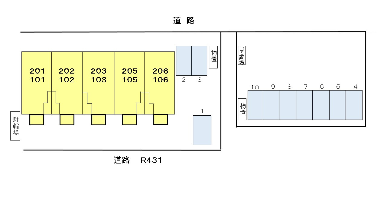 ロイヤルシャトー・Ｋの区画図