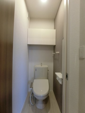 セレストブルーのトイレ