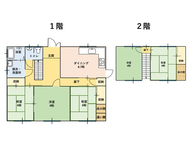 【間取り】 | 高知市若草町