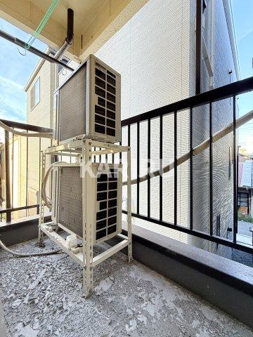 平和ハイツのバルコニー