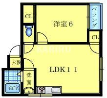平和ハイツの間取り