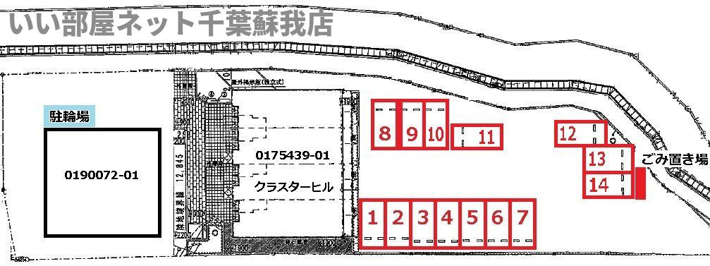 クラスターヒル・Ⅱの区画図