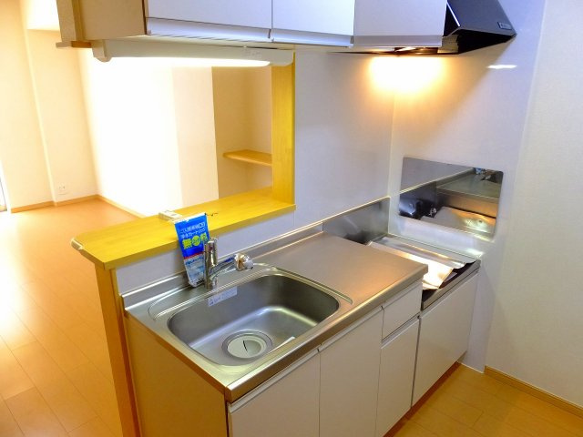 クラスターヒル・Ⅱのキッチン|使いやすいキッチンです