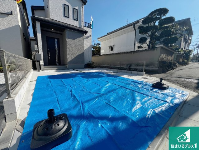 羽曳野市野々上　新築一戸建ての駐車場|駐車スペース！散水栓があるので、こまめに愛車を洗えます！