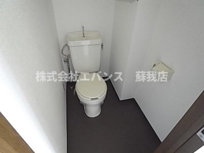 【洗面所】 | コーポグリーンB | 脱衣スペースもあります