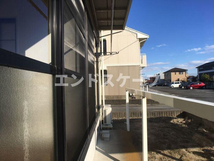 セジュール千木良　Ｂのバルコニー|高崎、前橋のお部屋探しはエンドスケープまで！お客様の理想お聞かせ下さい♪