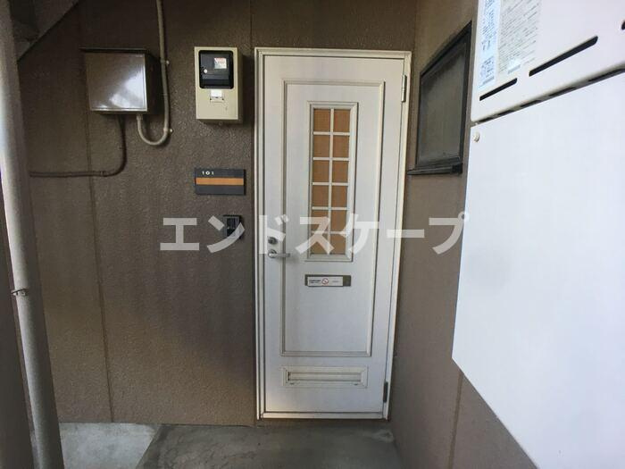 セジュール千木良　Ｂのエントランス|高崎、前橋のお部屋探しはエンドスケープまで！お客様の理想お聞かせ下さい♪