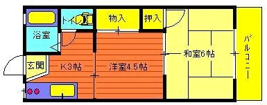 宮脇マンション２の間取り