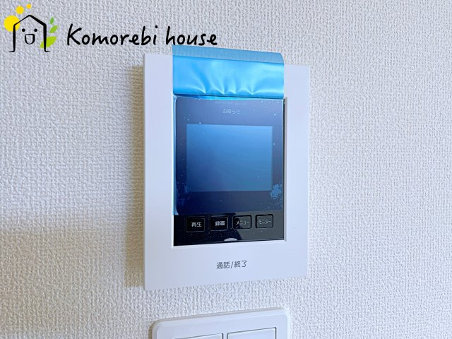 さいたま市見沼区御蔵　第３期　新築一戸建て　Aの防犯設備|モニター付インターホンです