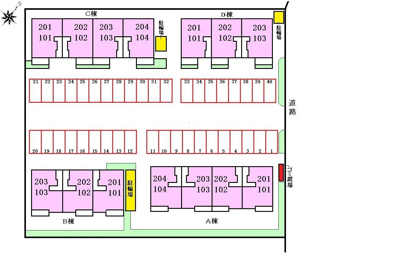 【駐車場】 | アーバンコートＣ