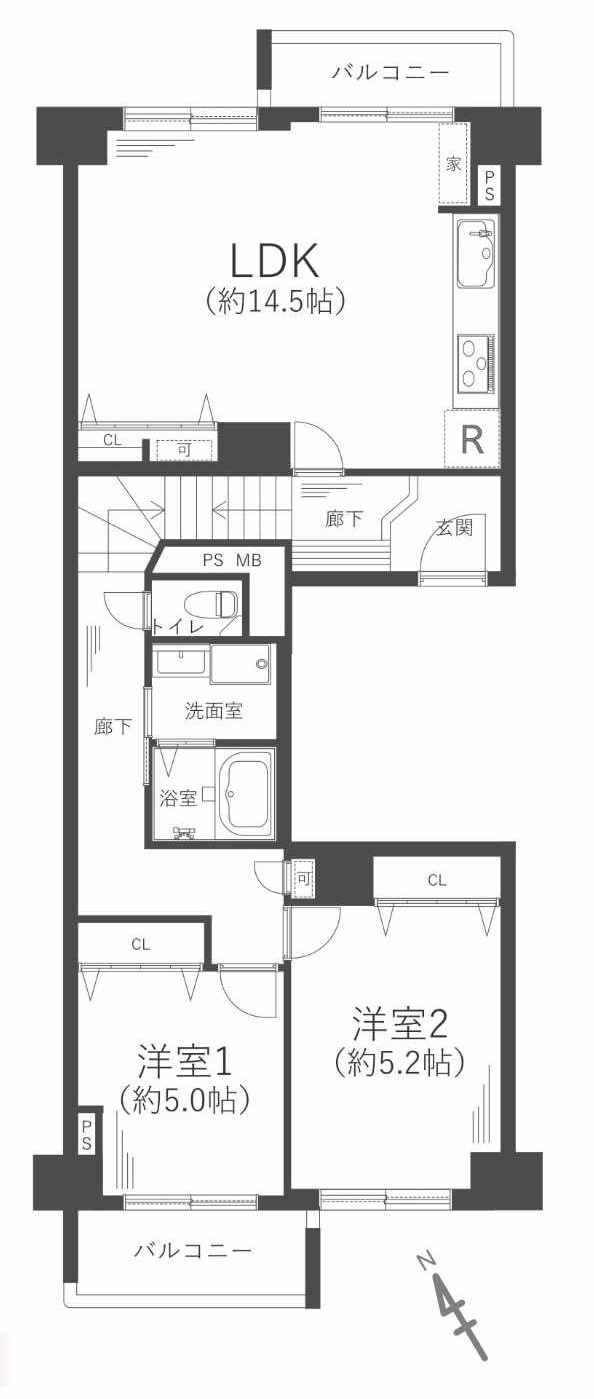 天保山第五コーポ1号棟