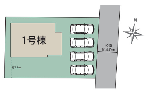 【区画図】 | 桶川市坂田東1丁目2期　新築戸建　全1棟　1号棟