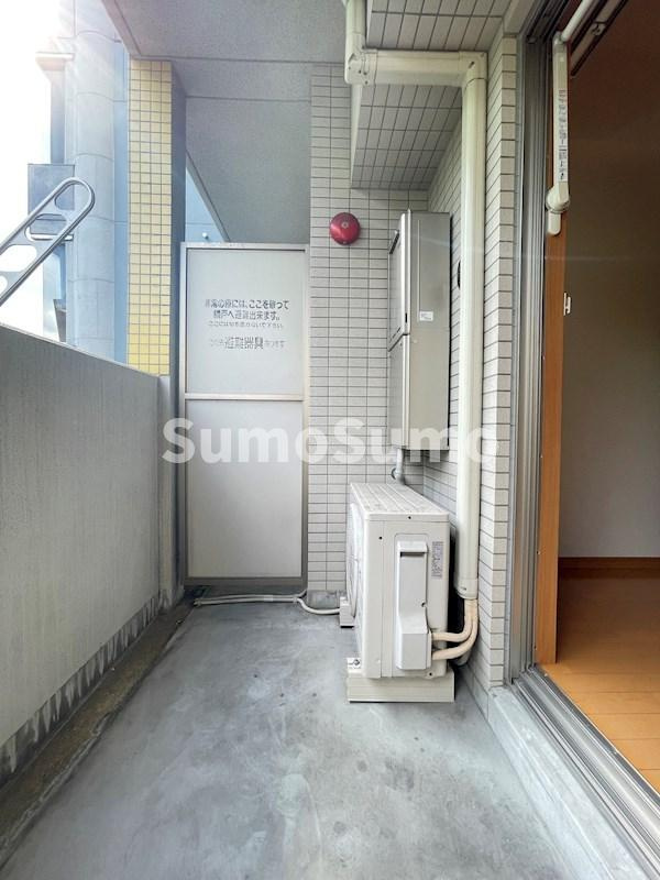 天神ファイブのバルコニー