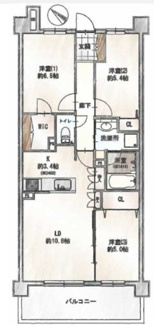 【間取り】 | ウエリス検見川浜レジデンス