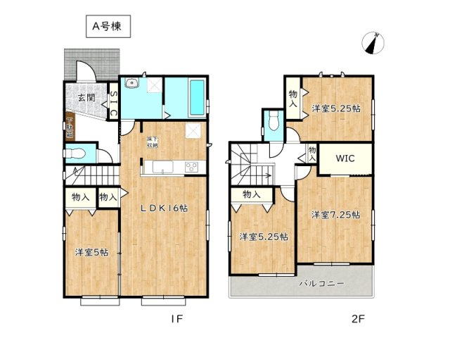 【間取り】 | 姫路市大津区勘兵衛町2丁目／全1棟